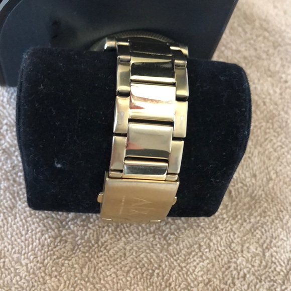 A | X Armani Exchange Gold Watch Almost like New - Picture 2 of 6